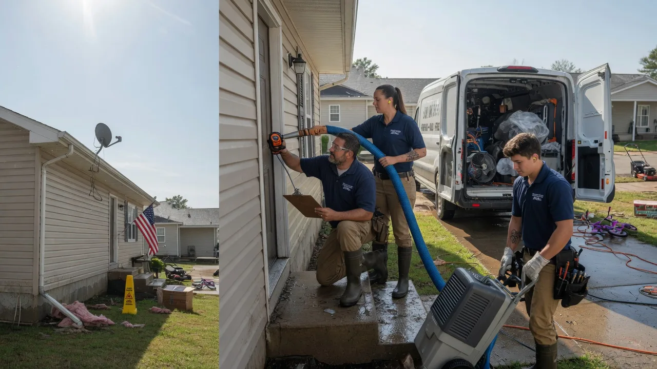 Ceiling Water Damage Restoration in Columbus Junction, IA near me